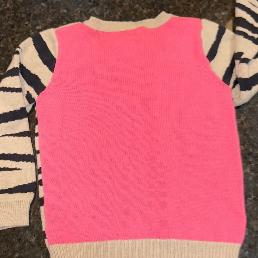 Toddler girls 5T zip-up stylish chic sweater - Picture 4 of 6